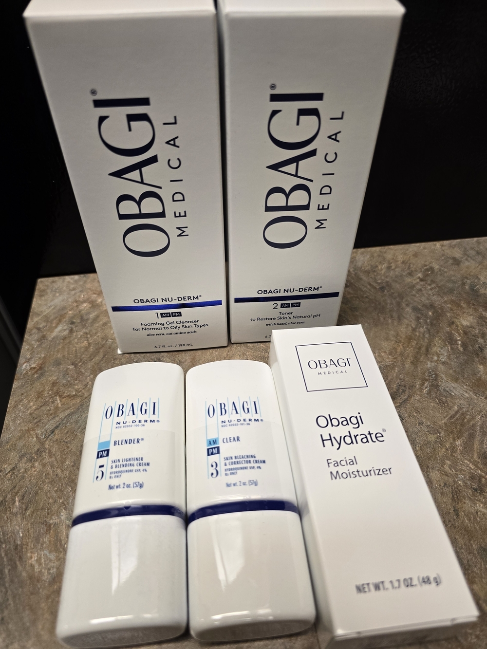 Obagi Medical Skincare Set — White & Blue Packaging